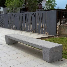 Banc urbà de formigó Amposta
